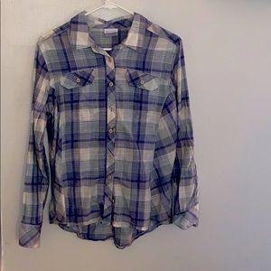 WOMENS COLUMBIA BUTTON DOWN